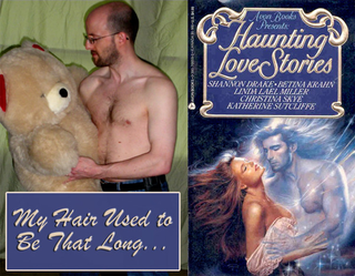 Illustration for article titled Macho Fantasy Novel Covers (As Reenacted By A Normal Dude In Denim Shorts)